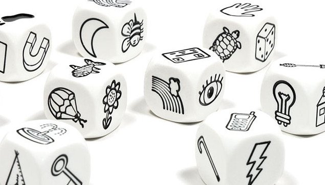 Picture of some Rory Story Cubes